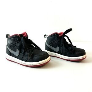 Nike Air Jordan 1 Mid TD 'Black Cool Grey'